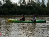 Uczestnicy spływu na rzece Wisłoka