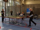 Wiceminister Sportu gra w tenisa stołowego