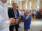 Członek Zarządu Powiatu Dębickiego przemawia w kościele