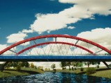 Wizualizacja nowego mostu Dębica - Zawierzbie